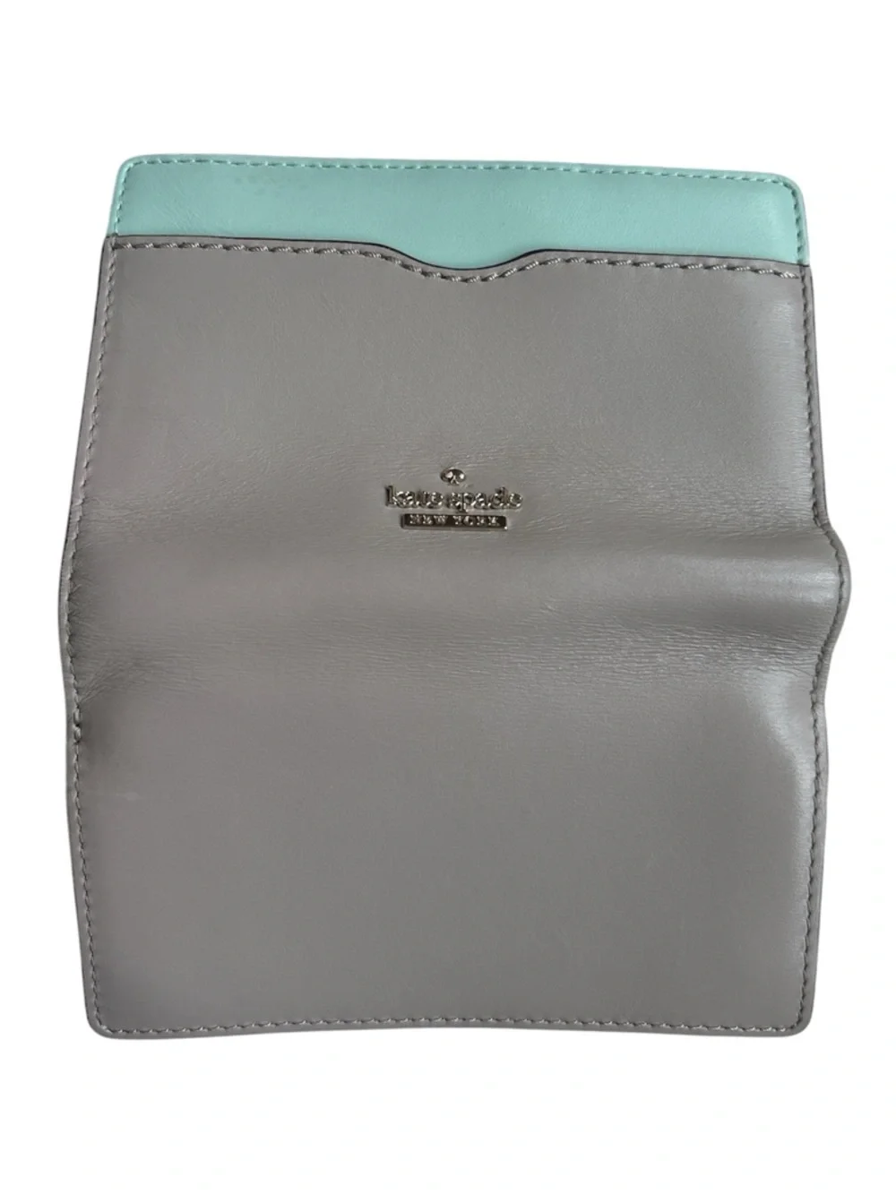Kate Spade Slim Colorblock Bifold Italian Leather Wallet in EUC